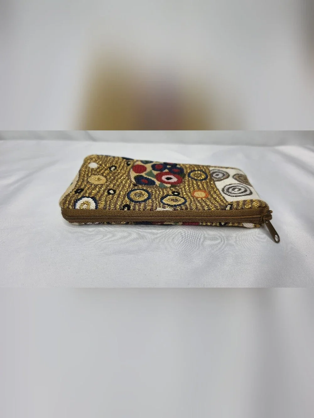 BELLY MODEN Gustav Klimt Tapestry Pouch Zipper Coin Purse Cosmetic Bag Germany